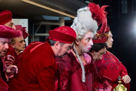 Behind the scenes during a rehearsal of Rossini’s Cinderella (La Cenerentola). A new production by English National Opera at the Coliseum, London