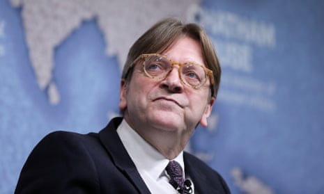Brexit Negotiator Guy Verhofstadt