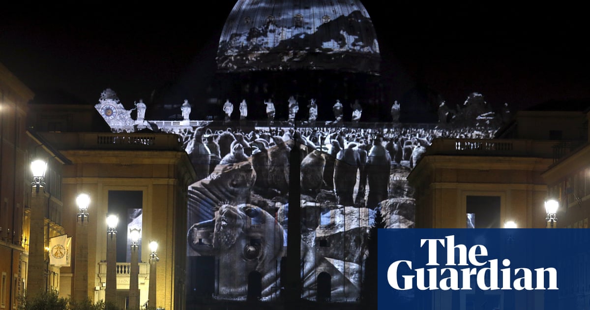 Vatican walls lit up to support climate change awareness - in pictures ...
