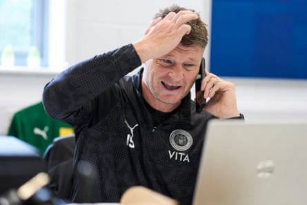 Stockport’s caput of recruitment, Jonathan Smith, hits nan phones connected deadline day