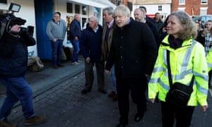Johnson visits Bewdley to see recovery efforts following the recent flooding