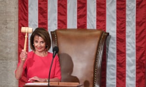 New Speaker of the US House of Representatives, the Democrat Nancy Pelosi, opens the 116th Congress at the Capitol last week.