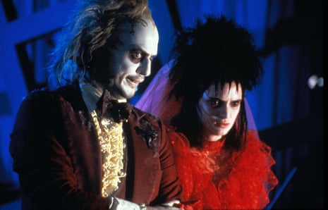 Michael Keaton and Winona Ryder in the 1988 film Beetlejuice.