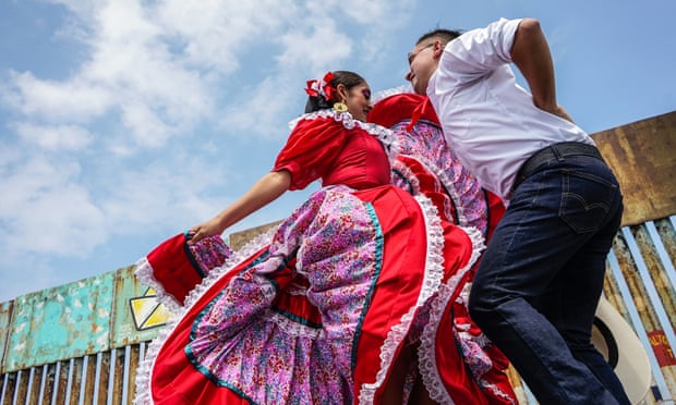 A couple dances on the beaches of Tijuana last year as part of the 50th anniversary of the park.