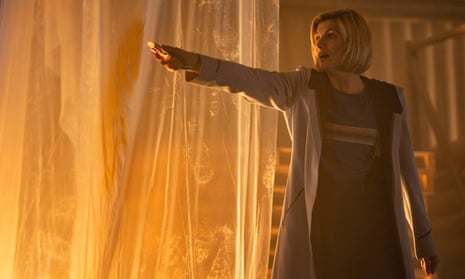 Now, and it has taken a while, the Doctor is truly back in business … Jodie Whittaker as the Doctor. 