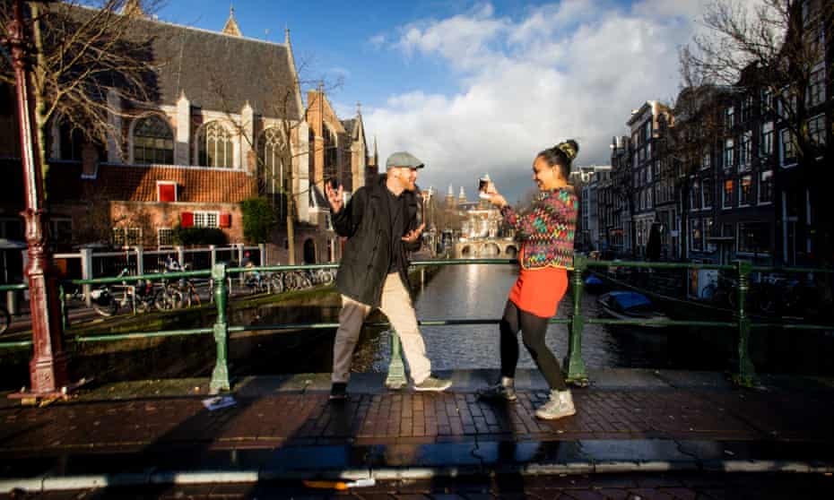 Husband and wife team Ian and Salomé offer weekly virtual tours of Amsterdam.