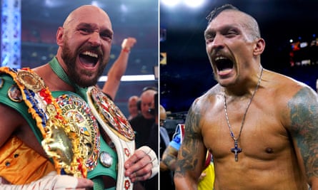 Tyson Fury and Oleksandr Usyk.