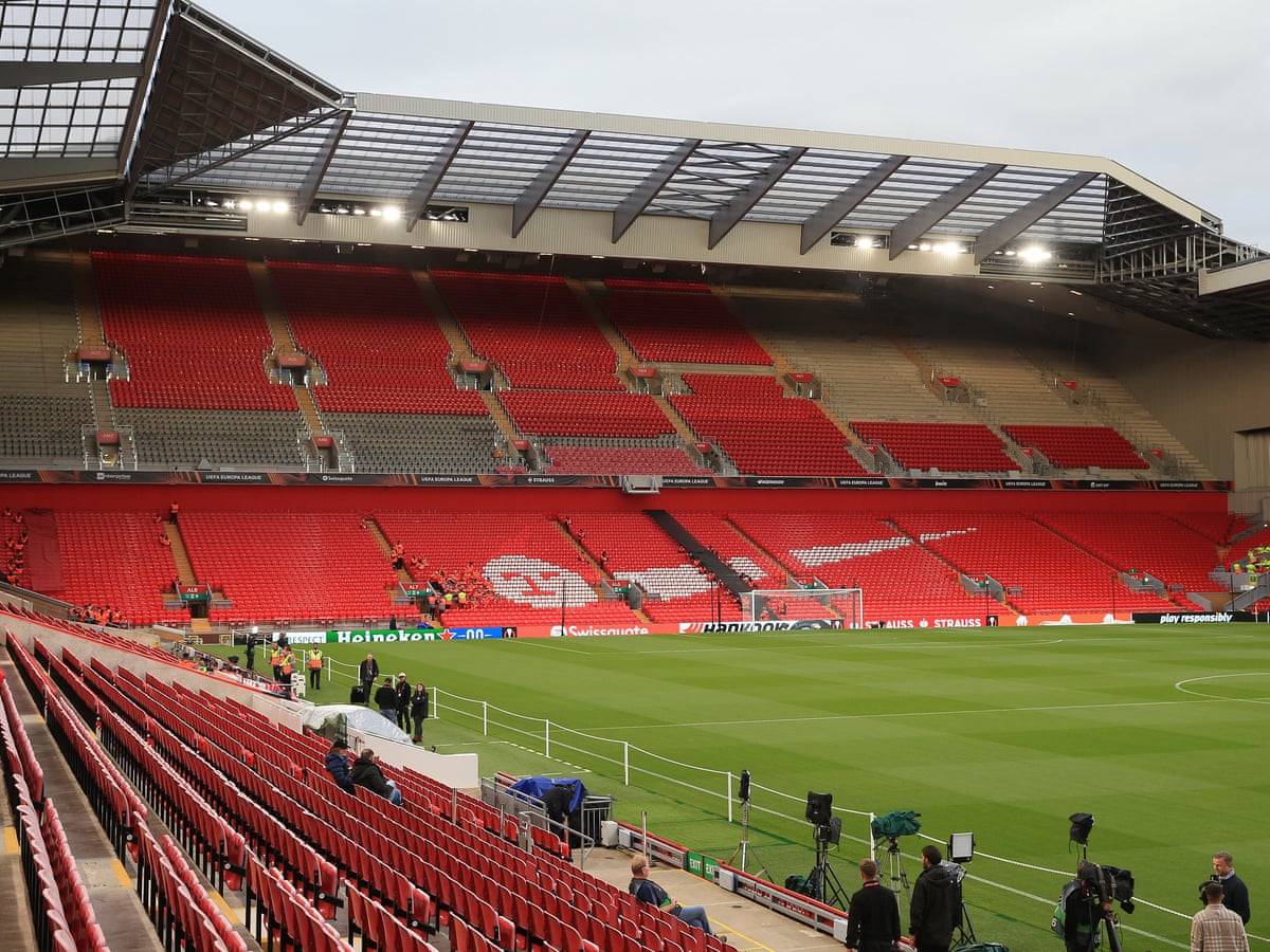 Liverpool confirm Anfield Road upper tier will not open this year | Liverpool | The Guardian