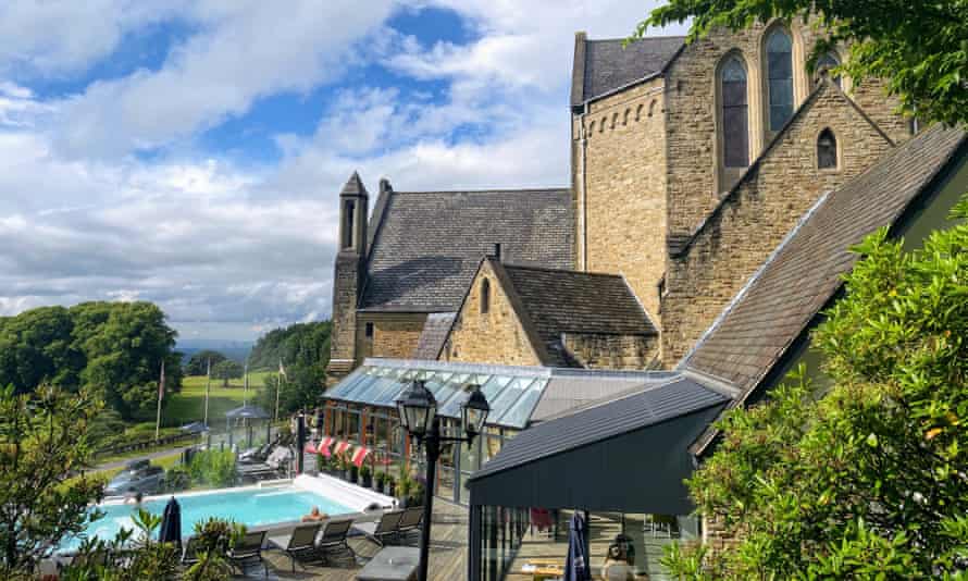 So near, so spa: the chapel and infinity pool at Shrigley Hall