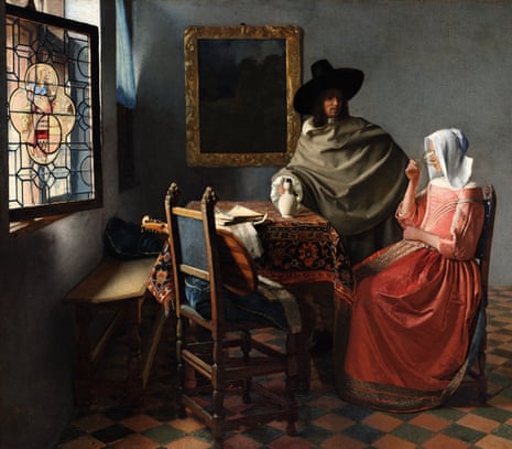 The Glass of Wine, by Johannes Vermeer, c 1659-61.