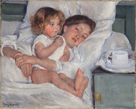 Mary Cassatt, Colazione a letto, 1897.