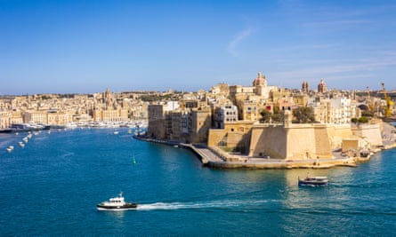 View of Paola City from Valletta