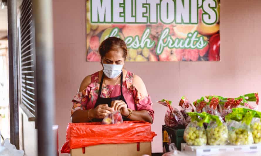 Masks, which have not been a common sight in Tonga, were commonplace after the first case was announced on Friday.