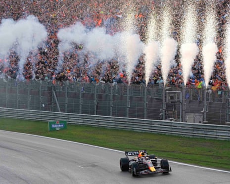 Max Verstappen celebrates