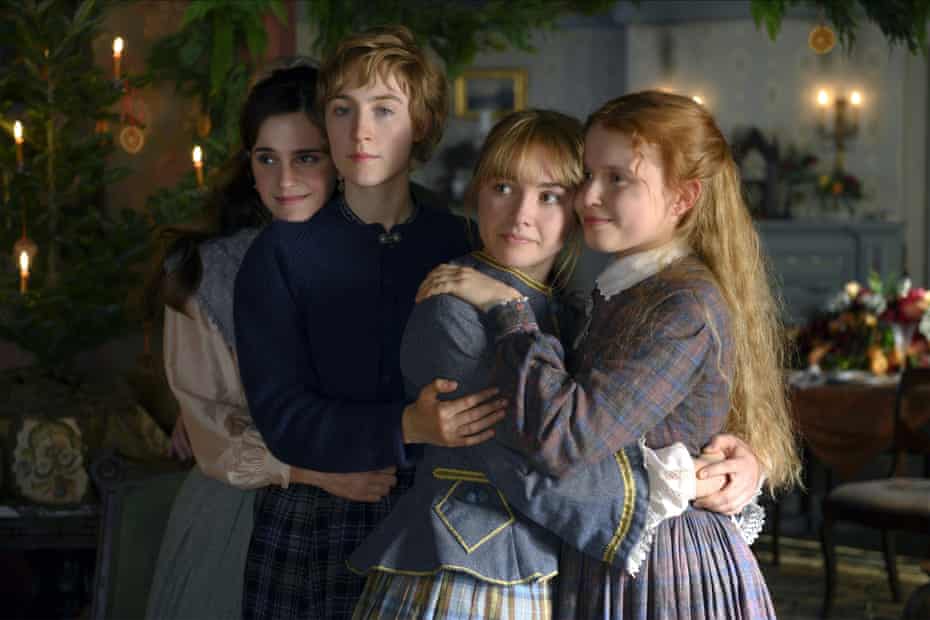 Emma Watson, Saoirse Ronan, Florence Pugh and Eliza Scanlen at the March sisters in Greta Gerwig’s Little Women.