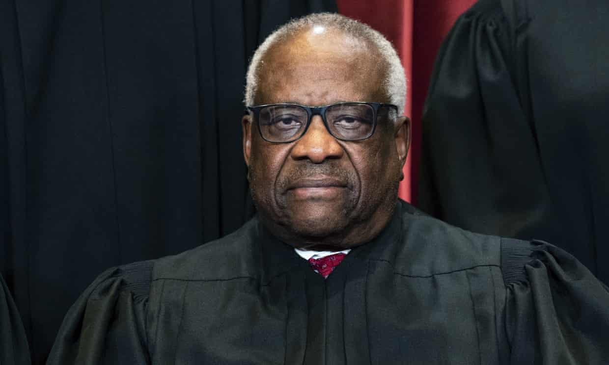 <div class=__reading__mode__extracted__imagecaption>Clarence Thomas, associate supreme court justice, said the court could become ‘compromised’ by politics. Photograph: Erin Schaff/AP<br>Clarence Thomas, associate supreme court justice, said the court could become ‘compromised’ by politics. Photograph: Erin Schaff/AP</div>