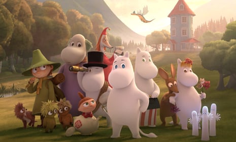 The Moomin family and friends
