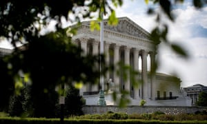 The US supreme court in Washington.
