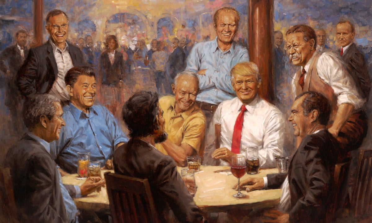 Artist Astounded To See His Trump Painting Hung In The White