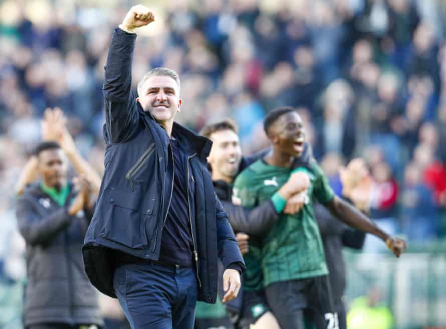 Ryan Lowe after the Ipswich game.