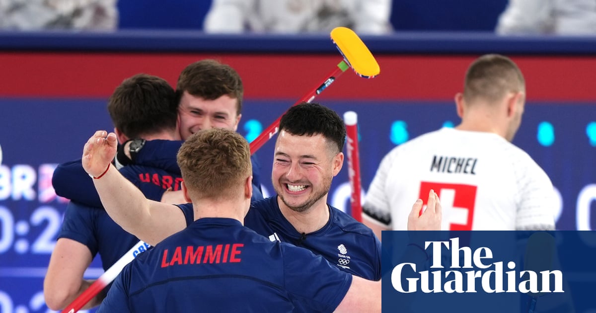 Britain’s curlers guarantee a medal as Mouat holds his nerve against Swiss