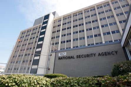 The National Security Agency building at Fort Meade, Maryland.