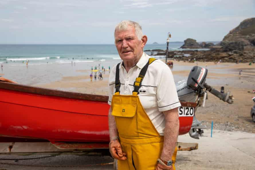 David Bliss, a local fisherman in St Agnes.