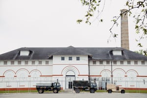 The National Guard is helping to manage a Covid-19 testing site in the Treme neighborhood of New Orleans.