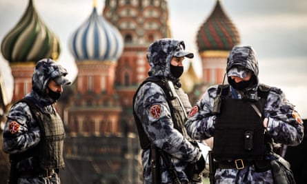 Russia’s national guard, known as Rosgvardia (pictured)