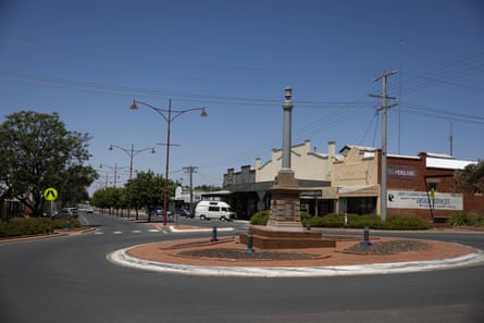 Deserted main street of Ouyen