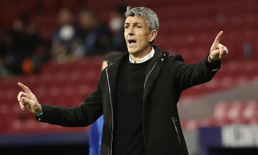 The Real Sociedad head coach, Imanol Alguacil - Sid Lowe’s manager of the year in La Liga.