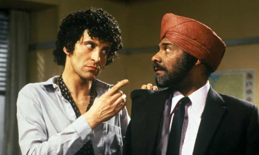 ITV ArchiveNo Merchandising. Editorial Use Only Mandatory Credit: Photo by ITV/REX/Shutterstock (751953jz) ‘Mind Your Language’ - Geoirge Camiller as Giovanni Cupello with Albert Moses as Ranjeet Singh ITV Archive