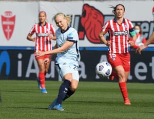Chelsea’s Pernille Harder in action.