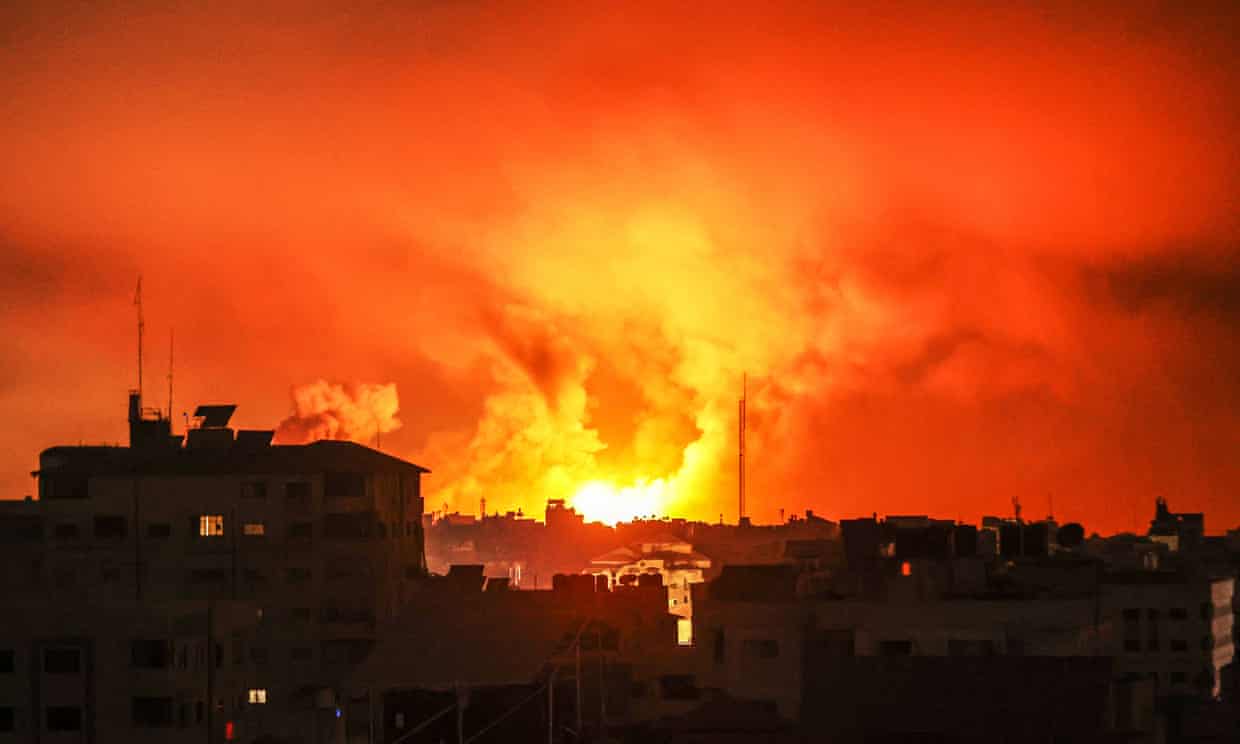 Israeli army says it has hit 150 underground targets in Gaza (theguardian.com)