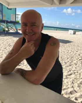 Irvine Welsh on Miami beach