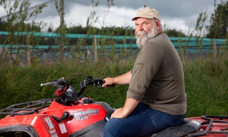 Derek Gow on his farm in Devon.