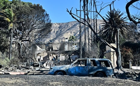 Remains of burned home