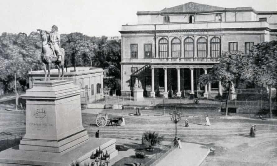 the Khedivial Opera House in the 1890s.