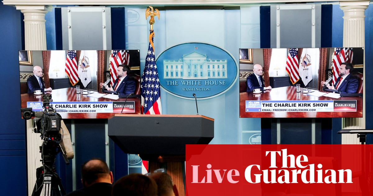 Trump aide Stephen Miller vows to ‘destroy’ what he claims is ‘domestic terror movement’ after Charlie Kirk killing – live