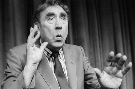 Frankie Howerd at Lyric, Hammersmith, in 1990.