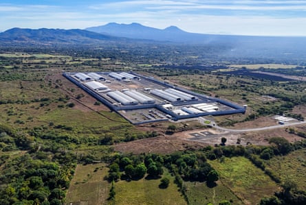 an aerial view of buildings in a rural area