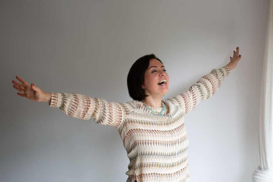 Melike Hussein, accountant-turned-breathwork coach.