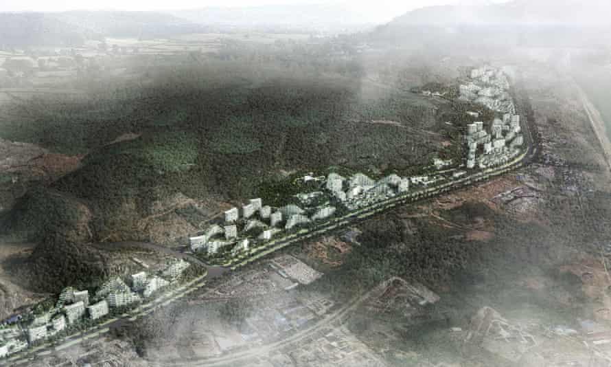Artist’s impression of the Liuzhou Forest City.