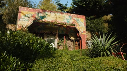 A colourful proscenium arch from the film Saltburn