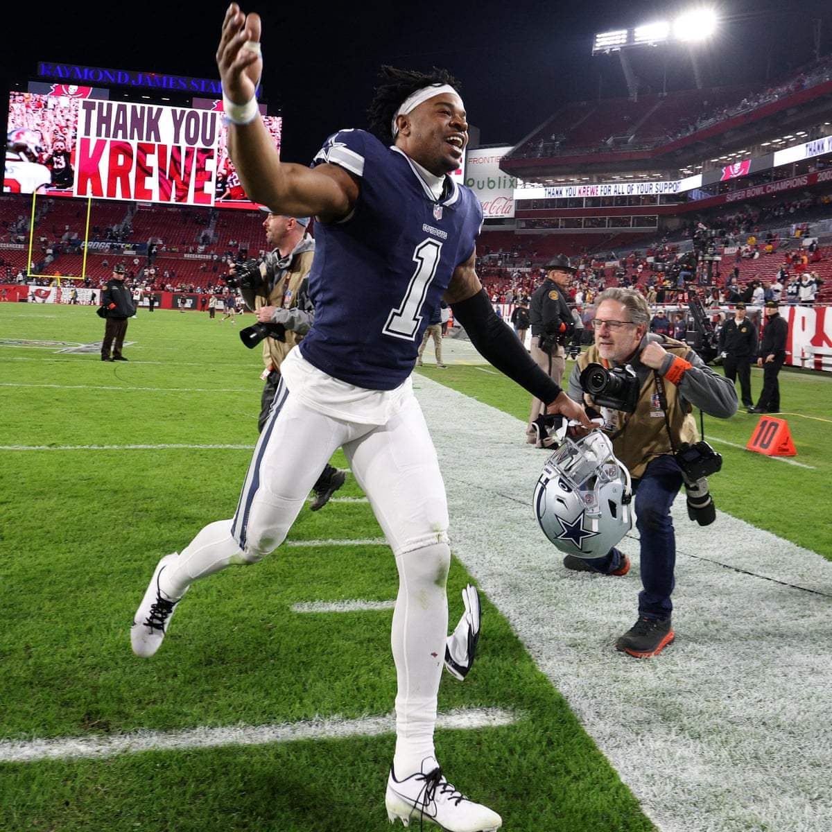 Cowboys maul Brady's listless Bucs for first road playoff win in 30 years, NFL