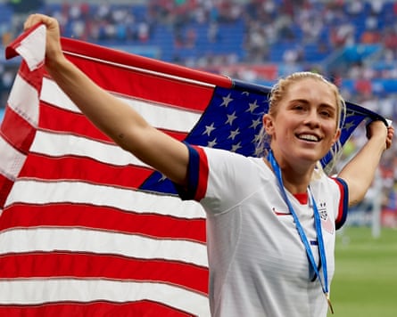 Abby Dahlkemper celebrates Women’s World Cup glory with the USA in 2019