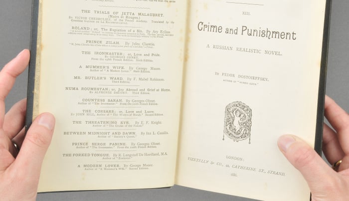 Crime And Punishment Pays Woman Who Chanced On Dostoevsky Rarity Fyodor Dostoevsky The Guardian
