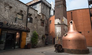 The entrance to the Old Jameson Whiskey Distillery, Dublin, Ireland.