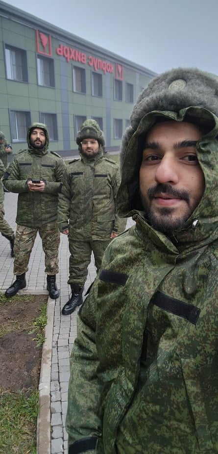 Mohammad Asfan in army fatigues