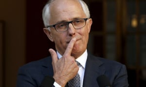 Malcolm Turnbull listens to a question after announcing his new federal cabinet during a media conference at Parliament House in Canberra, 20 September, 2015.